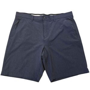 CHAPS Mens Golf Shorts Size 36 Blue Flat Front Chino Stretch